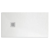 PIATTO DOCCIA RETTANGOLARE IN MARMORESINA BIANCO MODELLO STONE FREE H2,8